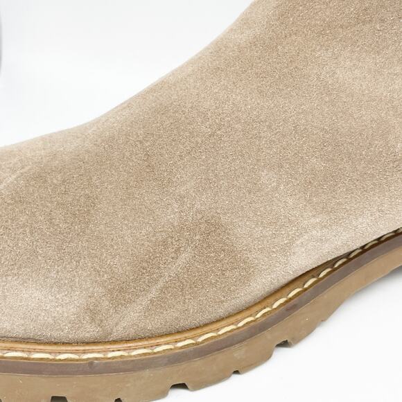 Steve Madden Women's Jaffa Lug Sole Chelsea Boot Taupe Size 12M - Picture 14 of 14